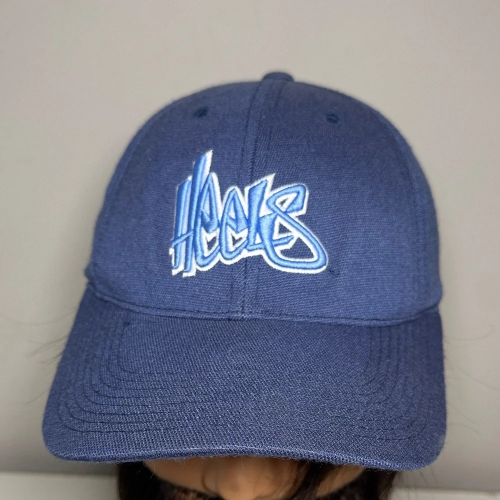 Jordan vintage university of North Carolina UNC Tarheels dark and light blue hat